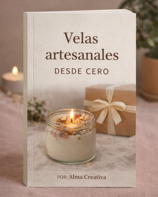 Guía para hacer velas artesanales desde cero, generar ingresos desde casa + 3 bonos de regalo